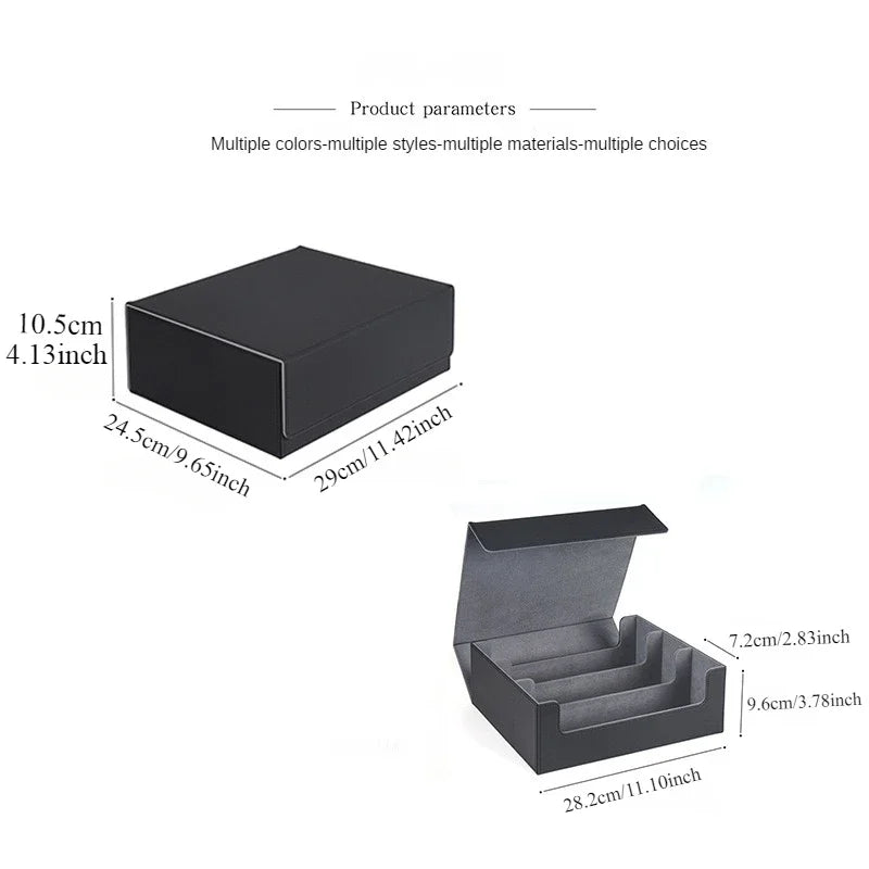 The Faux Leather Storage Box with Optional Matching Deck Box