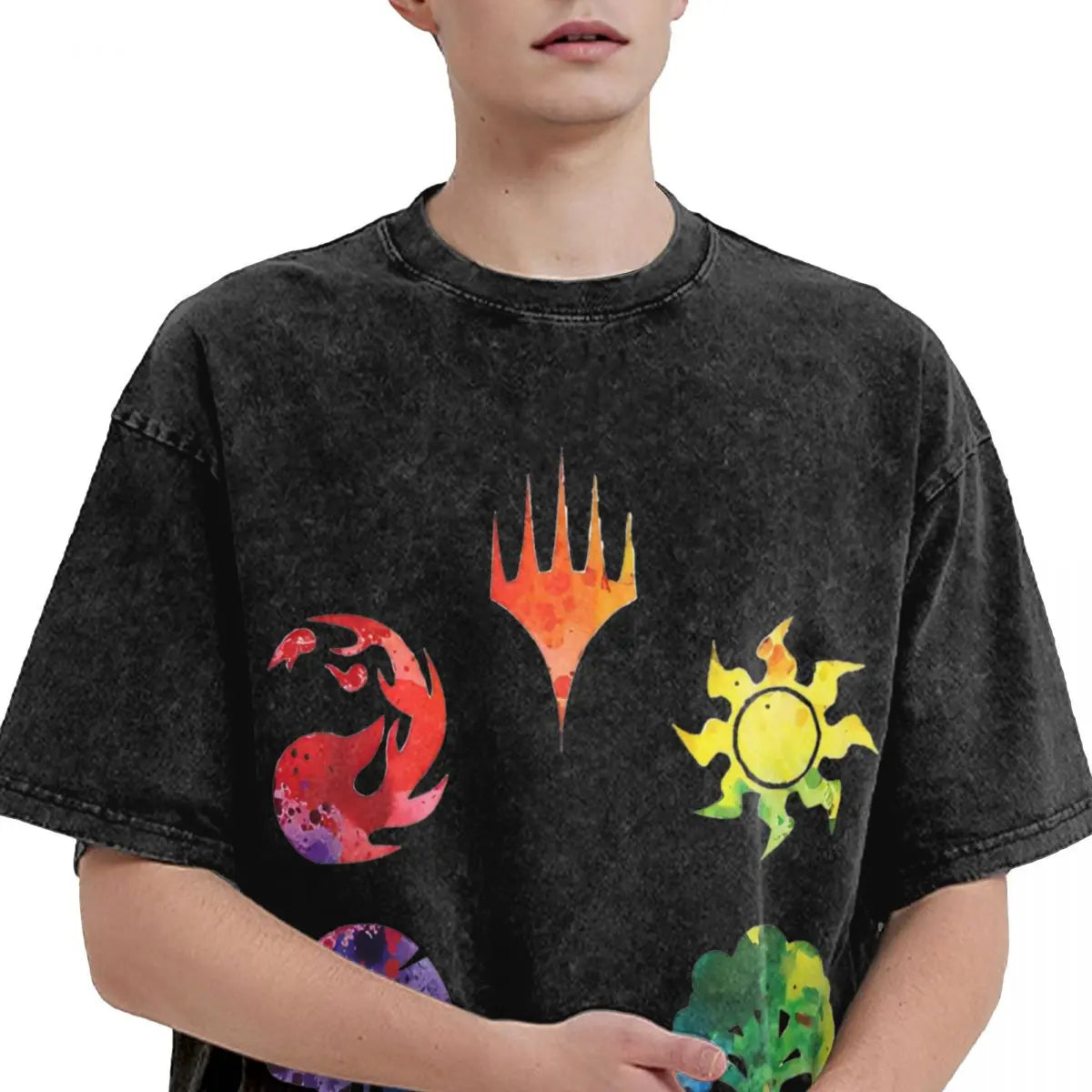 MTG Rainbow Mana Symbols T-Shirt