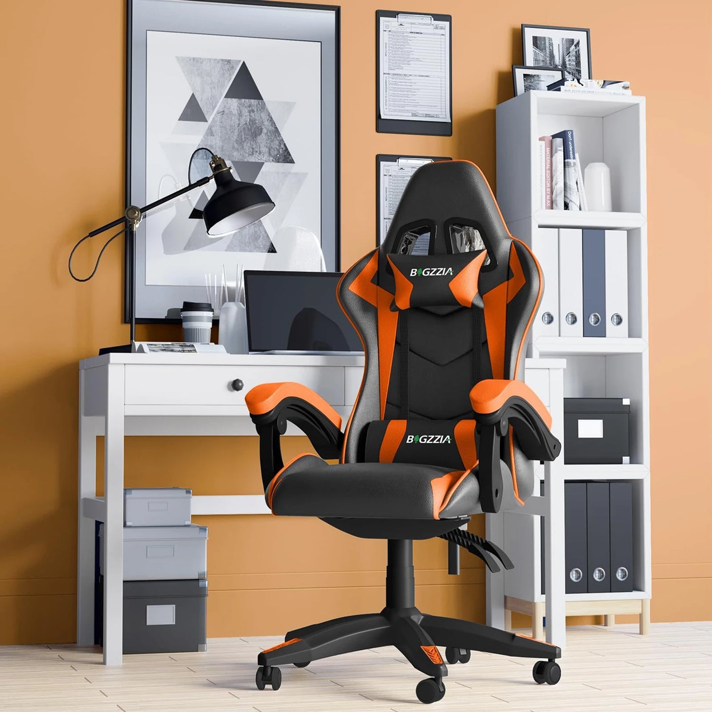 Bigzzia Gaming Chair with Ergonomic Design